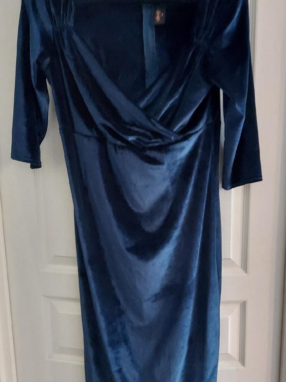 EUC Rock Steady Velvet Pinup Wiggle Dress 1X